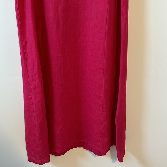 Piazza Del Tempio Linen Midi Dress - Picture 5 of 10